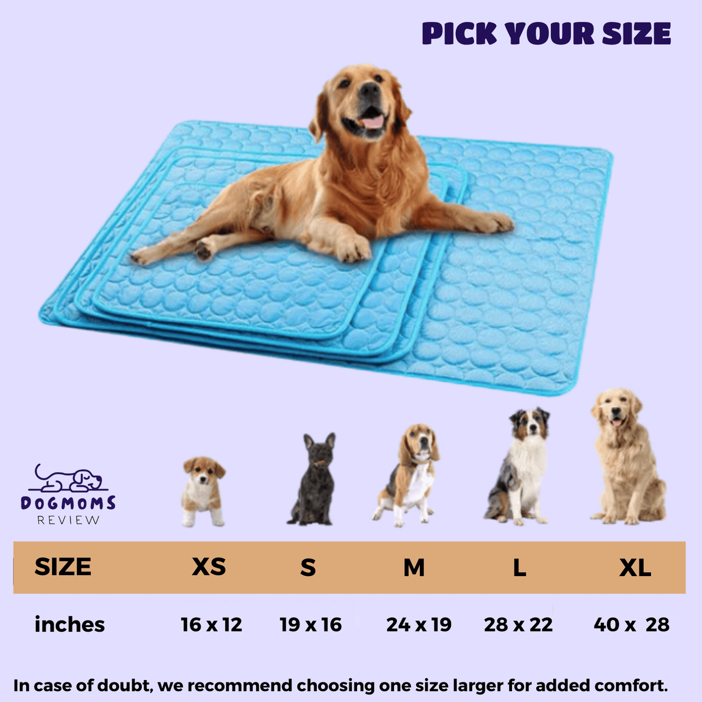 Comfy Cooling mat for dogs